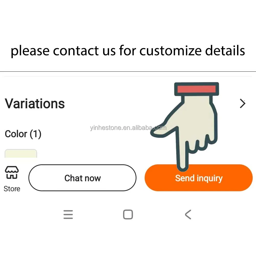 yinhe stone beauty natural marble stone Luxury tray plates sets dinnerware for food fruit decoration dinner plate tray