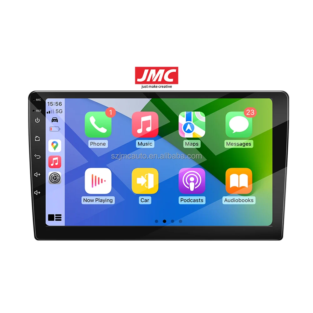 JMC Android Auto GPS WIFI FM RDS BT радио 10 дюймов 2 + 64G 2Din автомобильный стерео беспроводной CarPlay универсальный DVD плеер