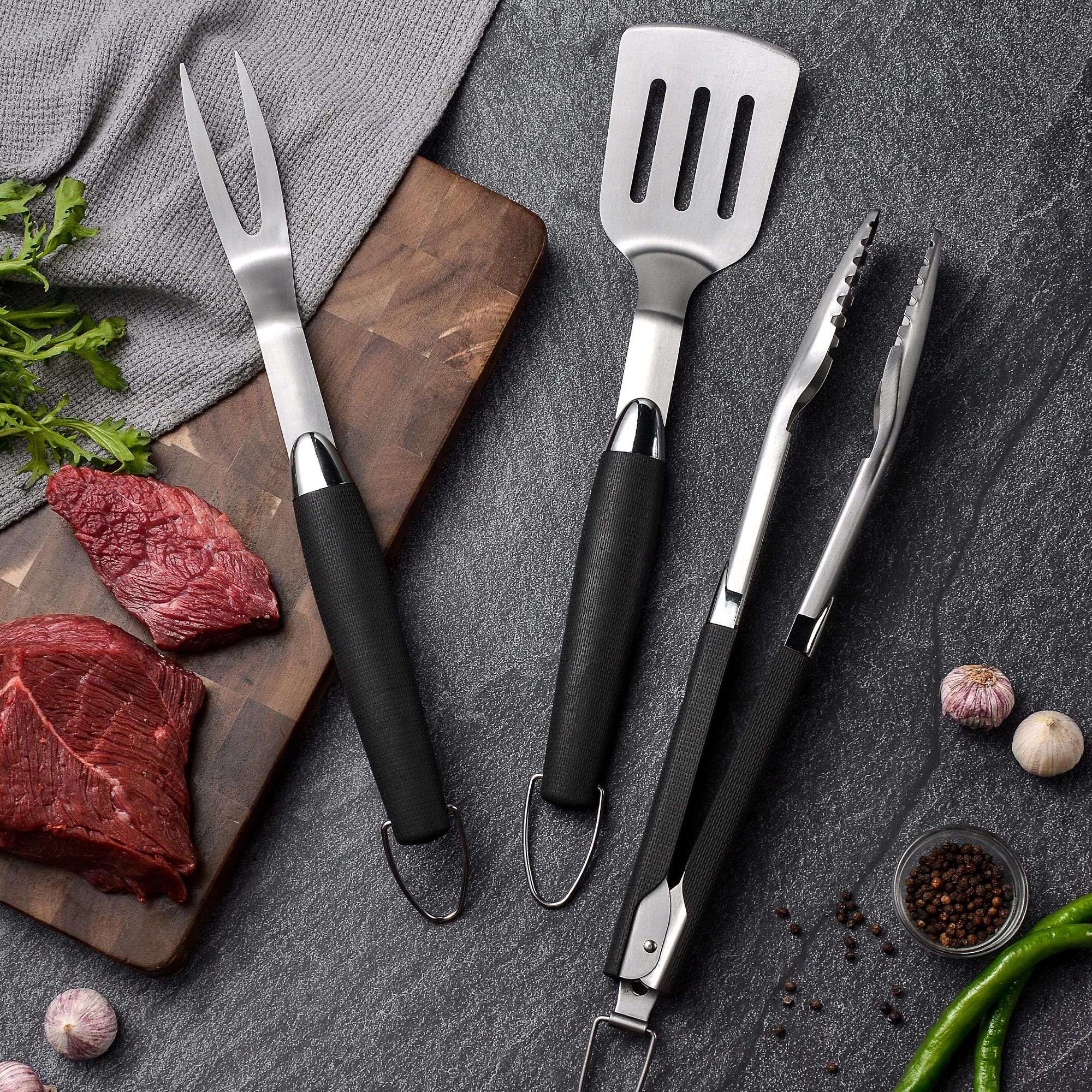 Manufacturer Product BBQ Tools Accessories Barbecue Tool Set Outdoor Barbecue Grill Utensils