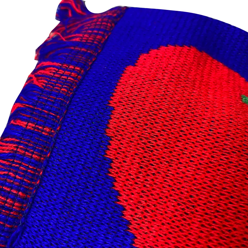Custom Made Jacquard Woven Acrylic Knit Sport Soccer Club Football Fans Supporter Souvenir Scarf Full Printing Scarf