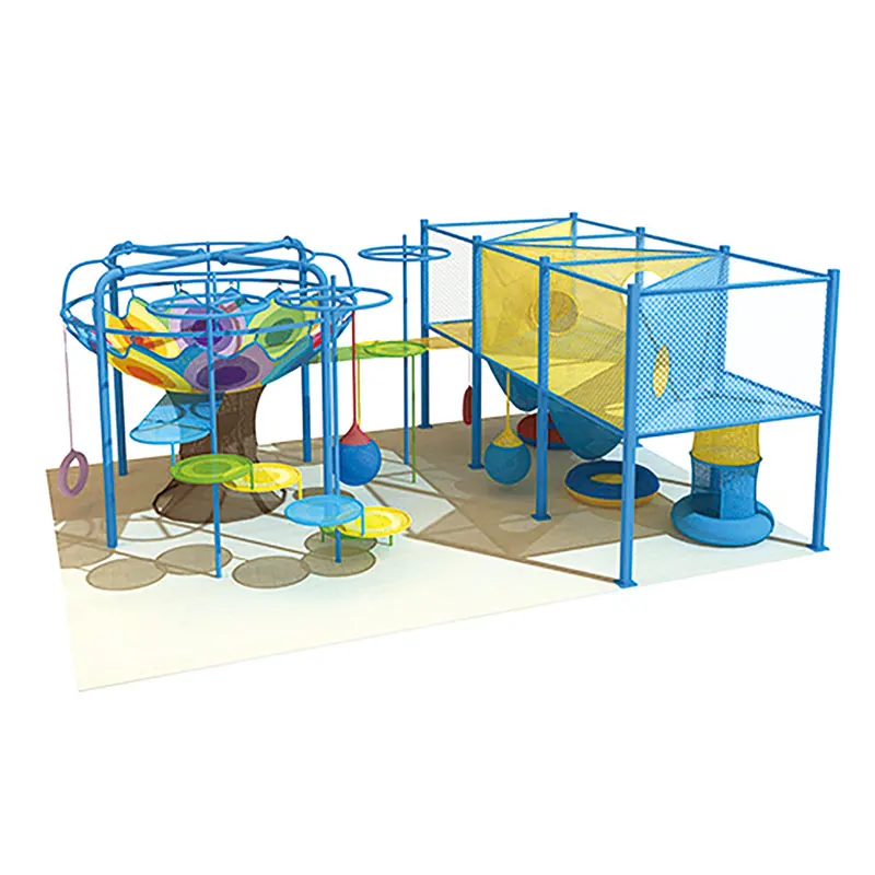 Colorful Indoor Climbing Net Children Indoor Playground Amusement Park Equipment For Kids