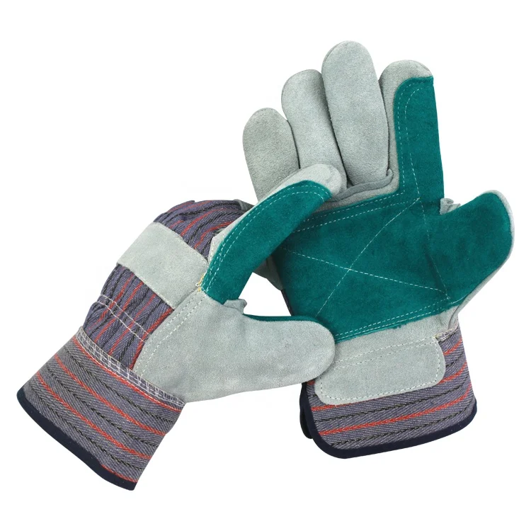 
Factory Supply Attractive Price Striped Electric Welding Labor Protection Gloves 