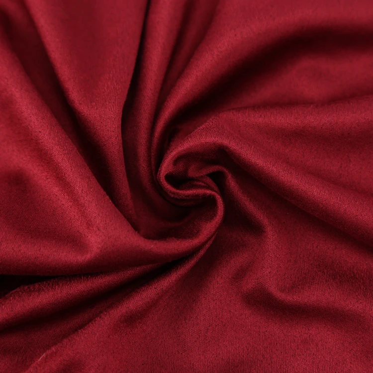 
Китайский текстиль двойная сторона искусственная стрейч полиэстер замша ткань 