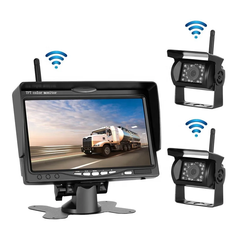 Manufacturers direct price discount 24V CVBS car wireless monitor bus camera  car monitor wholesale