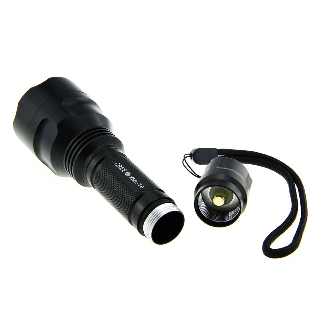 
Hight Quality 1000 Lumen C8 C-ree XML-T6 LED Waterproof Flashlight Bright LED Torch 