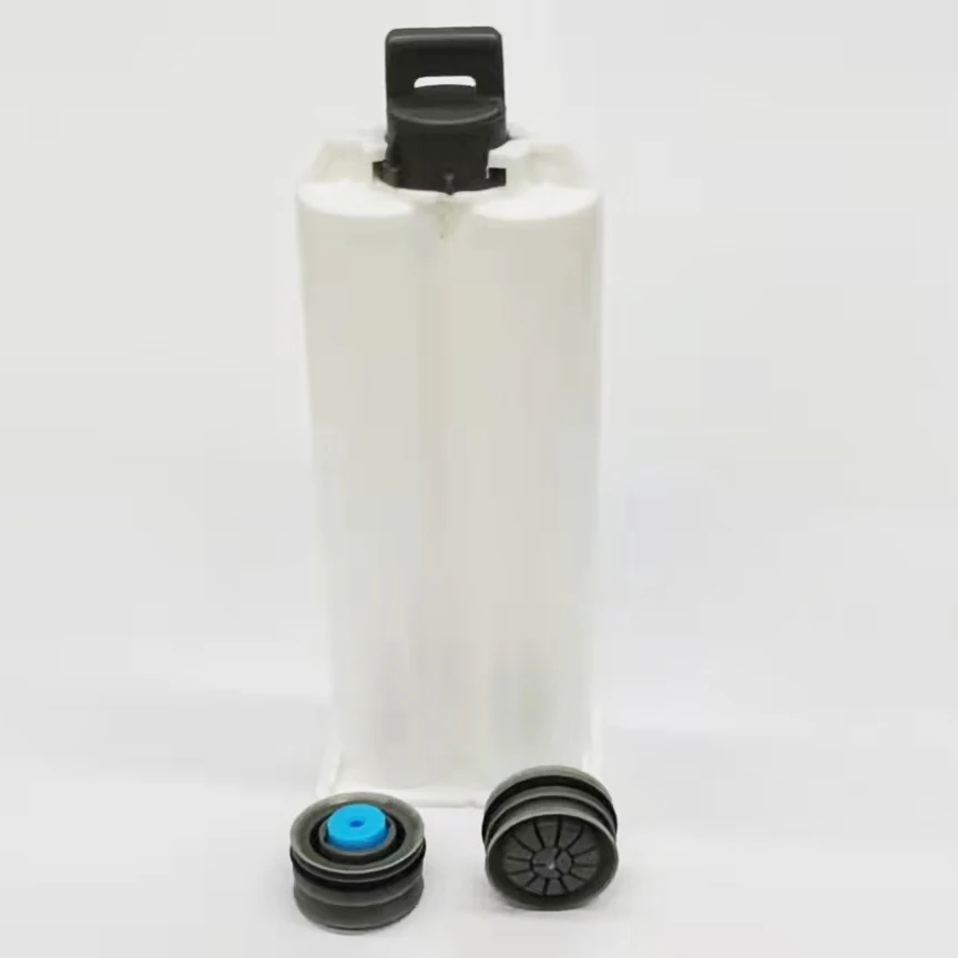 All Size 50cc Double Barrel Plastic Glue Applicator Dual Syringe Cartridge Tube for AB Glue Dispensing