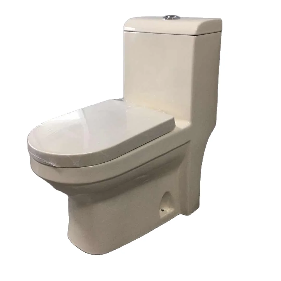 Chinese  ceramic cheap price  one piece ivory color  250mm high  toilet for sale