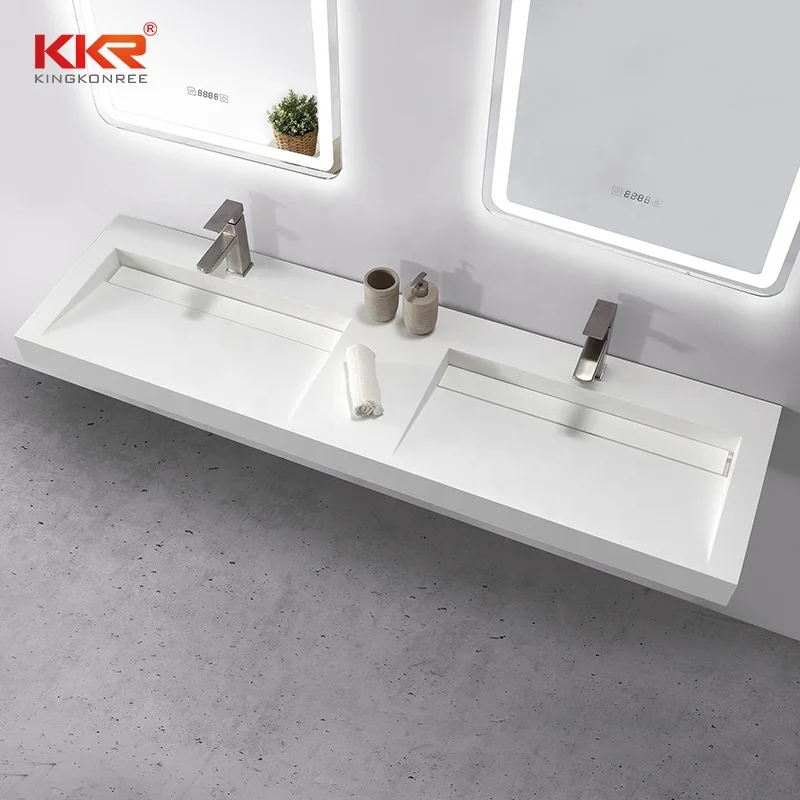 KKR wash sink basin for bathroom in double basin new design bathroom sink basin
