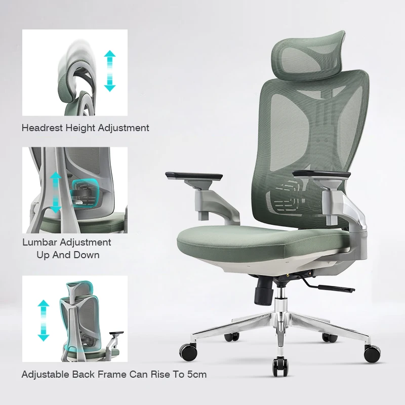 Office Furniture Korean Boss Computer Mesh Office Chair Ergonomic Fabric Seat Haworth Office Chairs