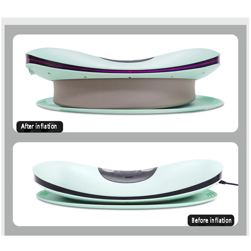 Electric Percussion Pain Relief Lumbar Heat Traction Back Pain Massager Lumbar Massage Back Stretcher