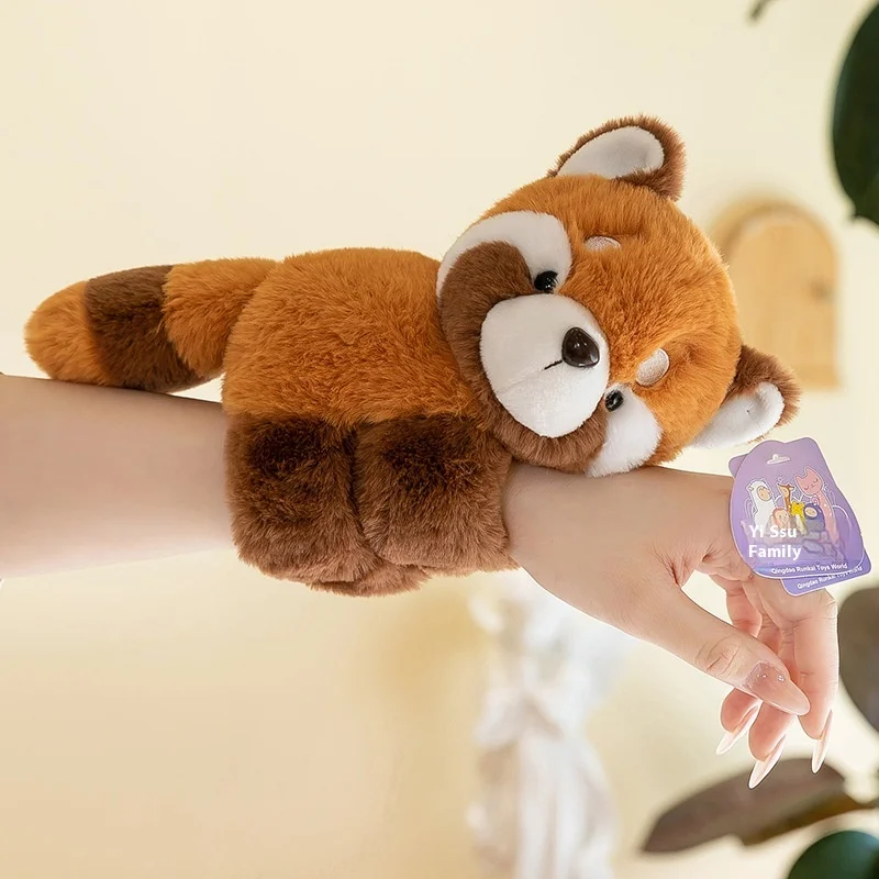 Унисекс плюшевый Маленький Енот и коала папа круглая мягкая игрушка вышитый подарок на день рождения детский браслет для вечеринок