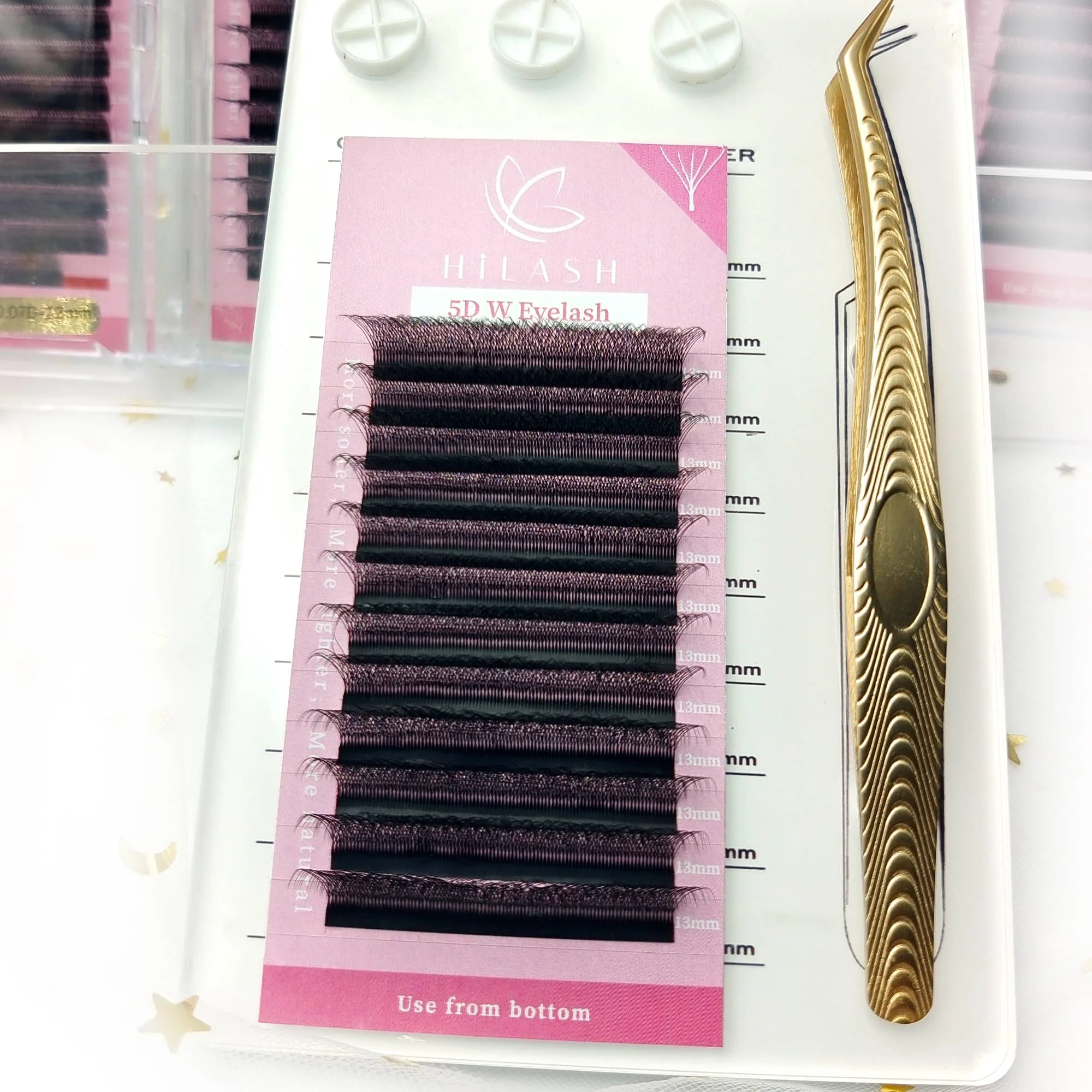 Wholesale Customization YY W Shape Lash Extension Mesh Cilios Hand-woven Clover 05 07 C D L Lash De Pestaas Cilia YY Lash