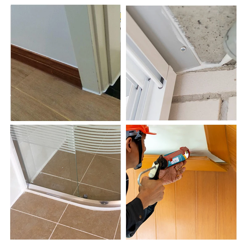 Продажа с завода кристально прозрачные полимерные панели MS гибридный полимерный герметик клей