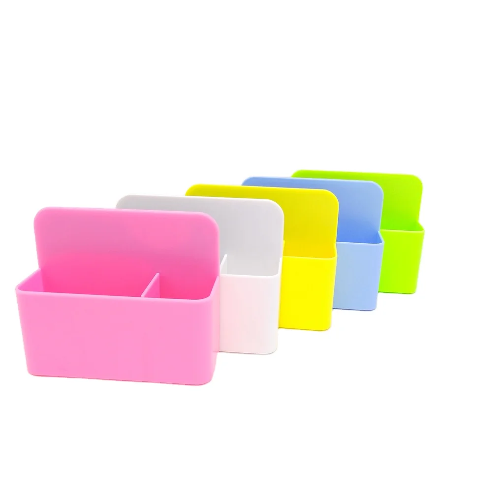 Wholesale High Quality Magnetic Pen Holder Plastic Stationery Pen Stand  For School Office Home Use