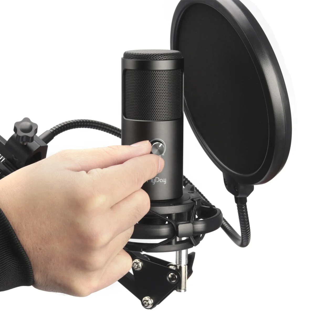 OEM Factory Wholesale New Product OEM Support USB Condenser Microphone USB Microphone Array Streaming Gaming Microphone