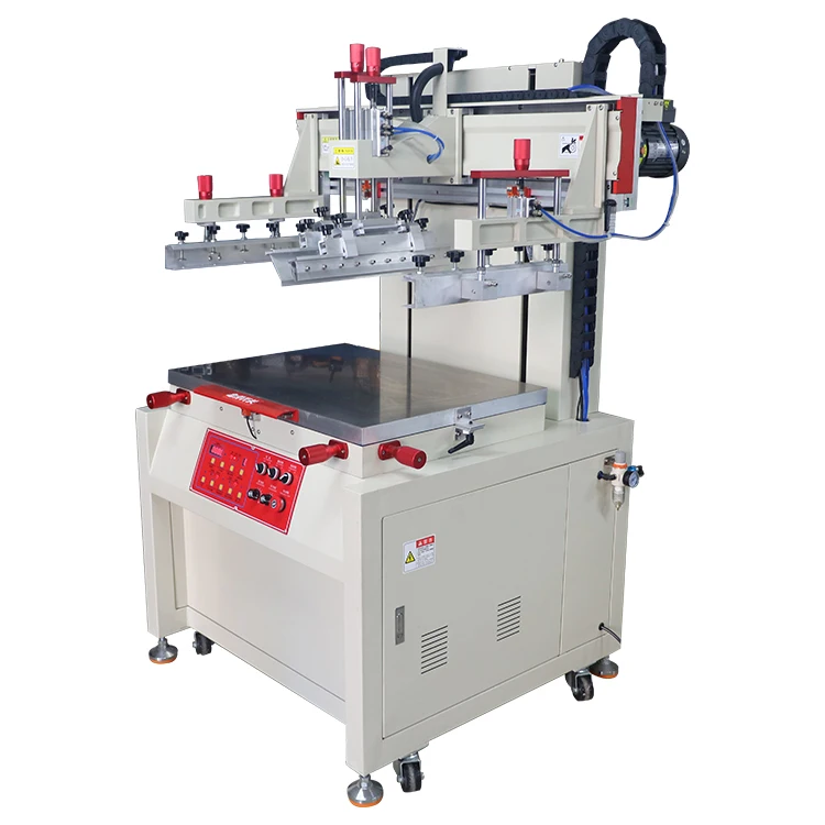 Semi-Automatic Large Format Flat Precision Screen Printer New Vacuum Table Card Label for Farm Industries and Core Printings