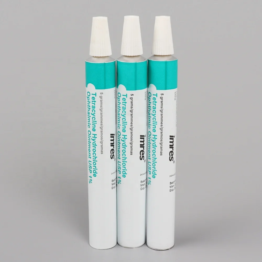 Aluminum Round Empty Ointment Tubes Container unguent