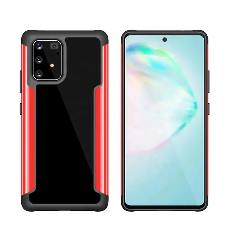 Металлический бампер чехол для телефона 3 в 1 противоударный Прозрачный чехол для Samsung galaxy A81 A91