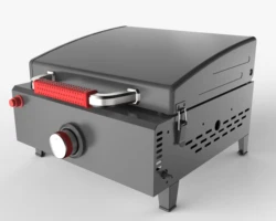 Portable bbq manufacturer Gray Table top Mini Grill Machine for Family Outdoor