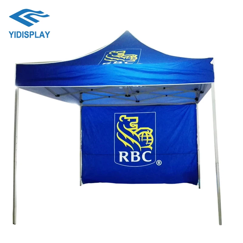 High Quality Custom Wholesale 4X8 6X10 Curved Canopy Wall Pop Up Tent
