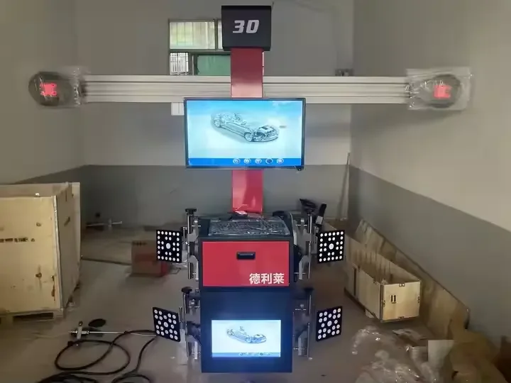 Multi-Language 3D Wheel Aligner with Easy Calibration Tools