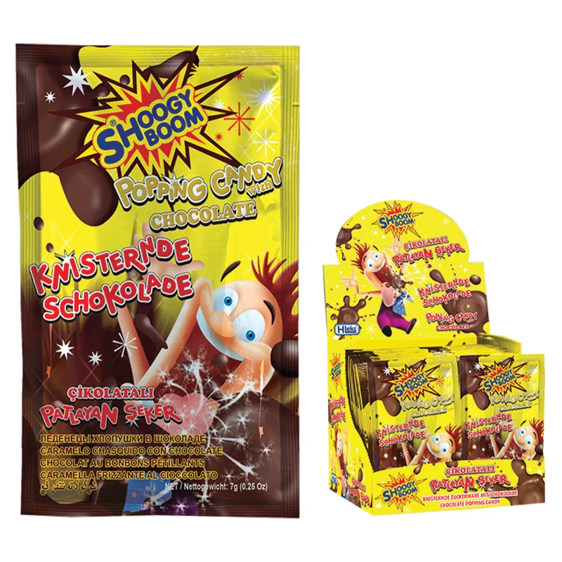 
Chocolate candy package Popping candy 