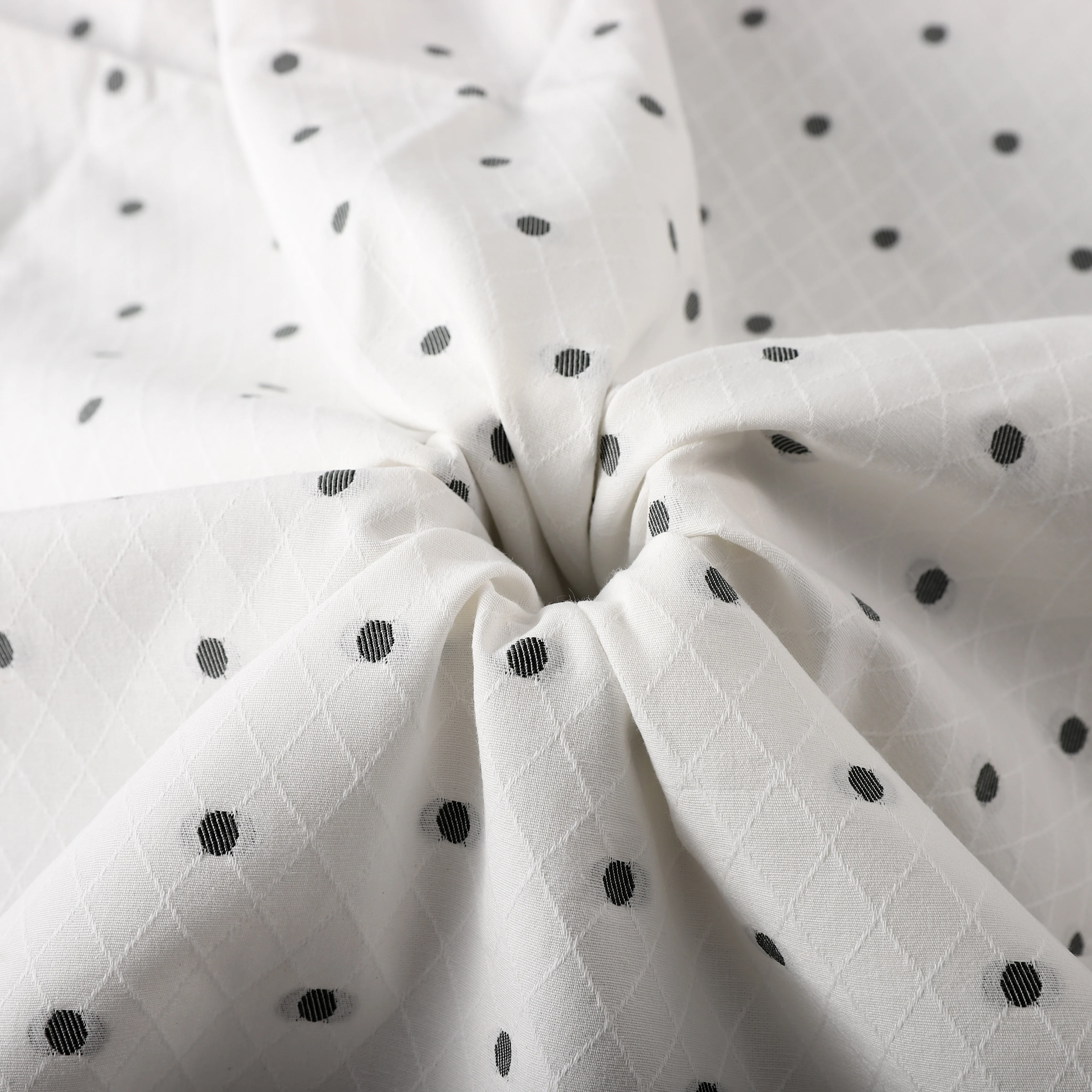 SISITEX   dot pattern cut fabric cotton rayon yarn-dyed jacquard weave fabric for Jacquard shirting fabric SS20051