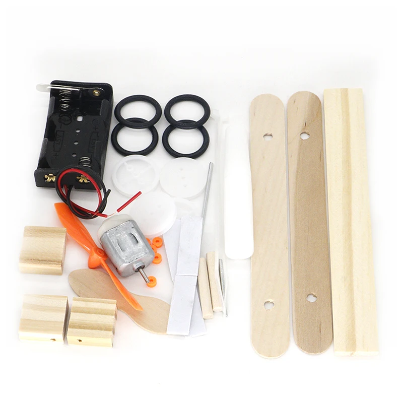 Детская сборная электрическая игрушка набор «сделай сам» электрическая ручная модель такси самолета игрушка-конструктор развивающая экспериментальная игрушка