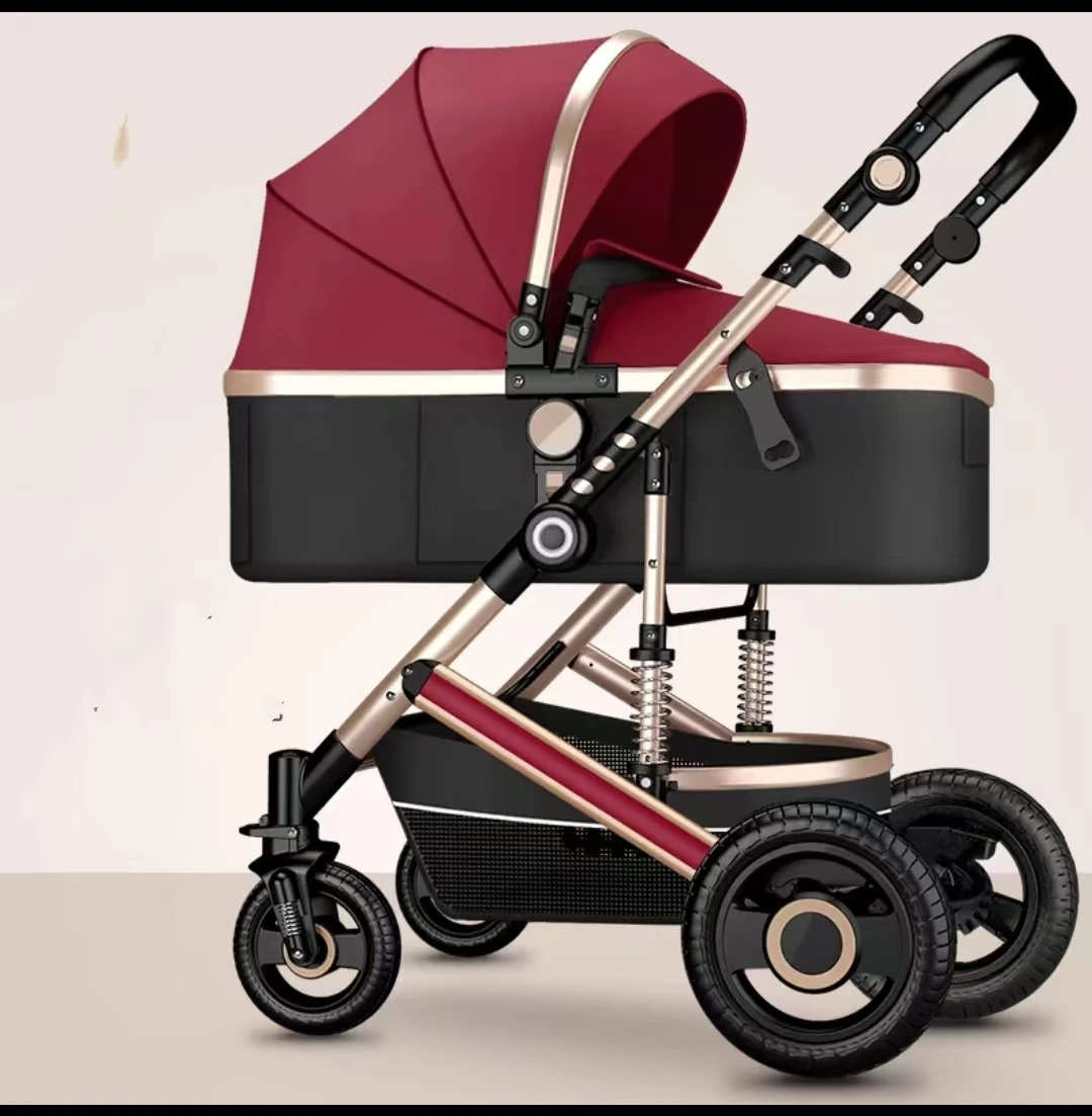 Cheap price  stroller with push bar  china pram for winter suitable for cold area