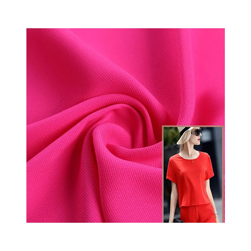 Высококачественная саржевая шифоновая ткань стрейч шелк атлас