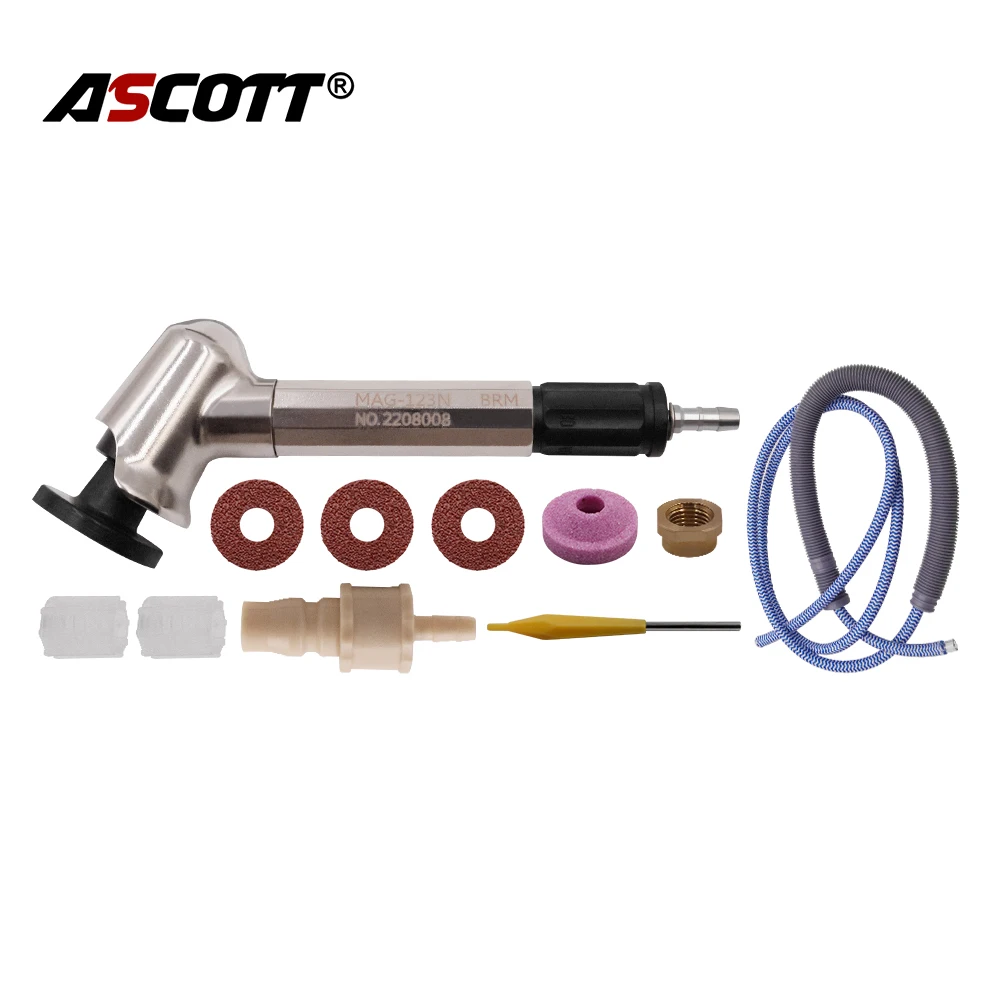 120 Degree Industrial Micro Air Grinder Pneumatic Surface Polishing Orbital Sander Pneumatic Power Source