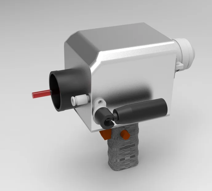 DMK High Power 500w pulse laser cleaning machine used for laser rust removal machine