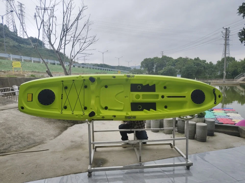 New Arrival Modular Mayak 3.3m 2 Section Detachable Sit On Top Kayak Hard Plastic Single Fishing Kayak One Seat