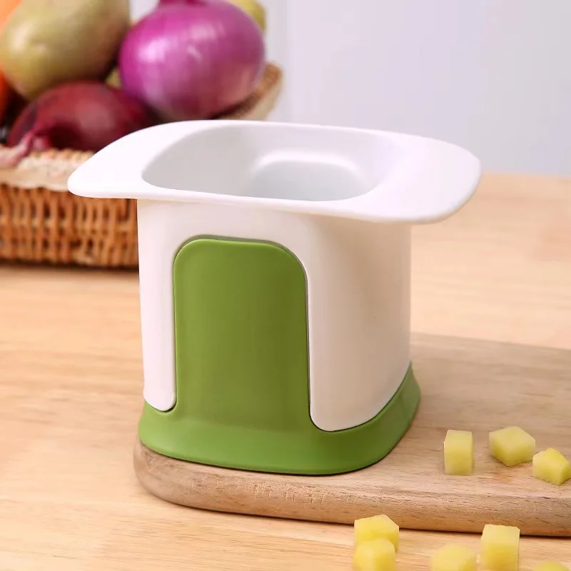 Kitchen Accessories Mini Veggie Onion Chopper and Slicer Multi-function Portable Manual Potato Chipper Cutter