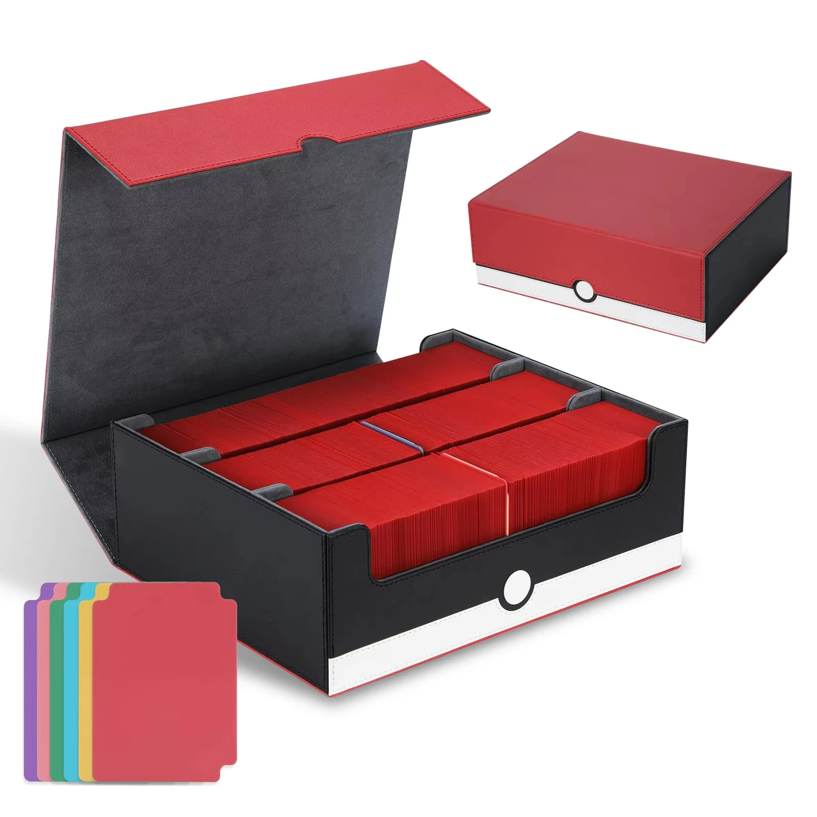 Custom 1000+ Premium Standard Size PTCG MTG YuGiOh Uno TCG Sport Pokemon MTG Trading Card Storage Deck Case