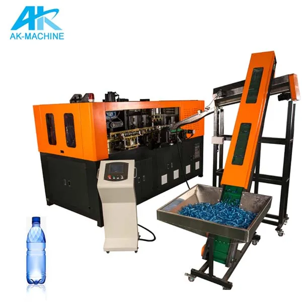 AK-20 Full Automatic Pet Bottle Blow Moulding Machine Manual Bottle Blowing And Water Filling Machine Plastic Bottle Blower