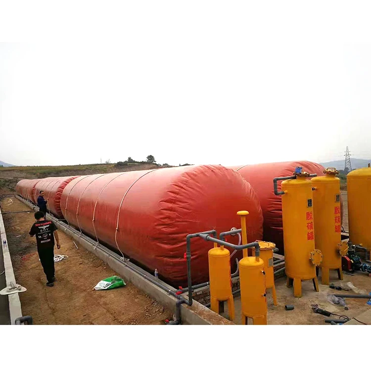 High quality pvc tarpaulin biogas digester storage bag balloon manufacturers for biogas digester