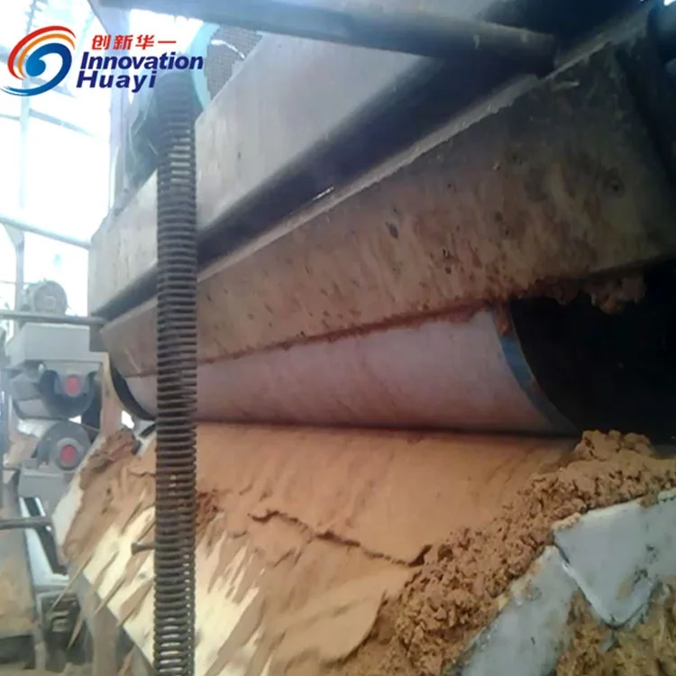 small belt filter press for sludge dewatering machine and sludge thickening