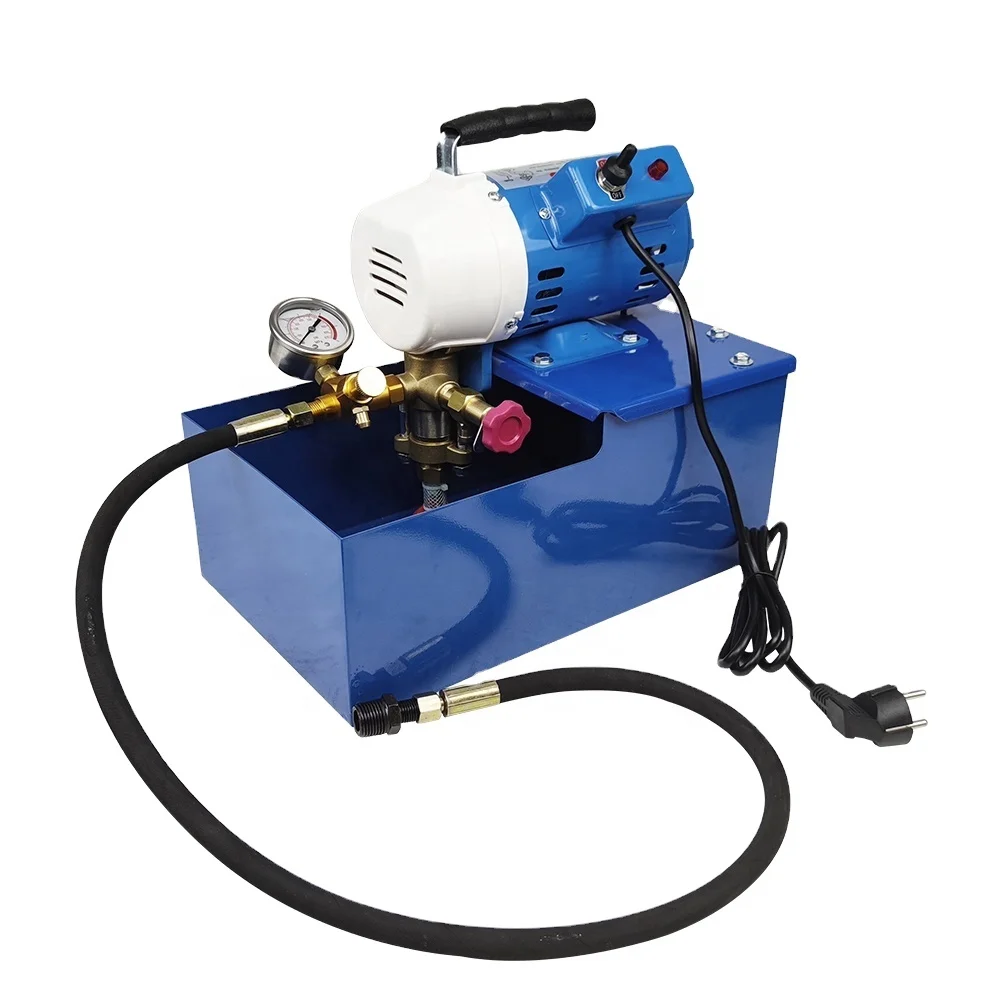 DSY-25 2.5MPA Portable Hydraulic Hose Electric Pressure Test Pump PPR Water Pipe Tester Double Cylinder Pressure Pump Pre