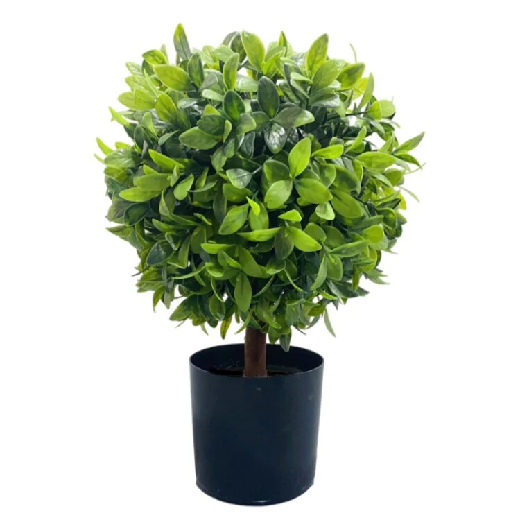 2021 Hot sale Topiary Plastic Boxwood Grass Ball Artificial Tree With Wonderful Design Office Simulation Gift & Crafts