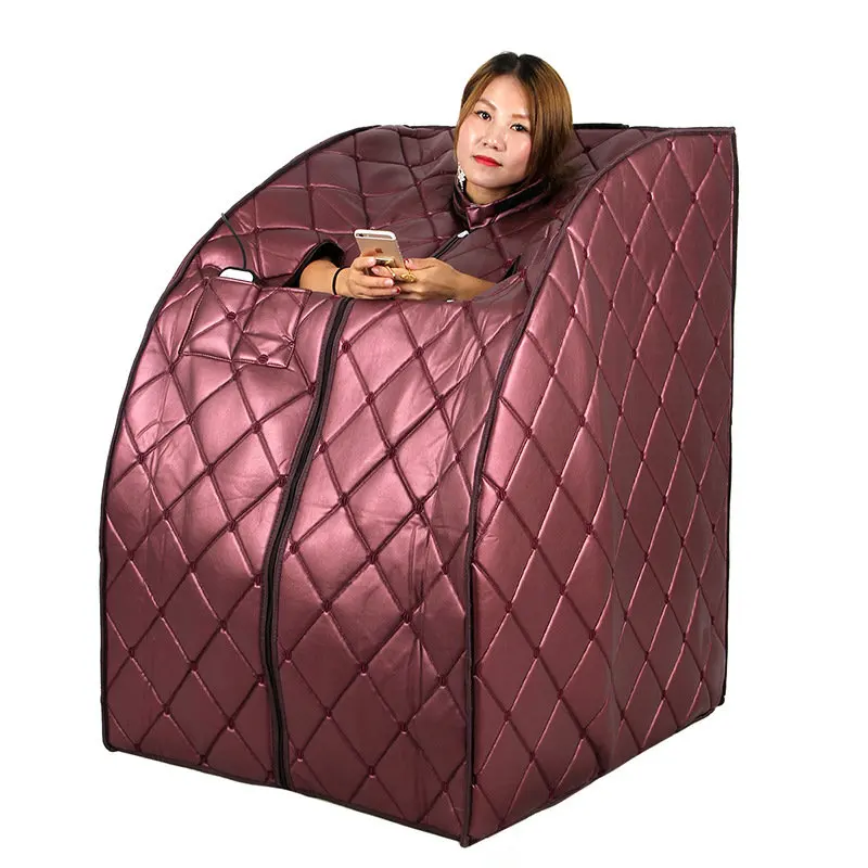 Hot Sale High Quality Far Infrared Dry Sauna Room Portable Sauna Tent 1 Person Indoor Computer Control Panel Modern N/A