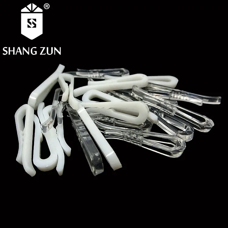 Factory produces U-shaped plastic clip for T-shirt clips garment packaging white shirt sleeve clips