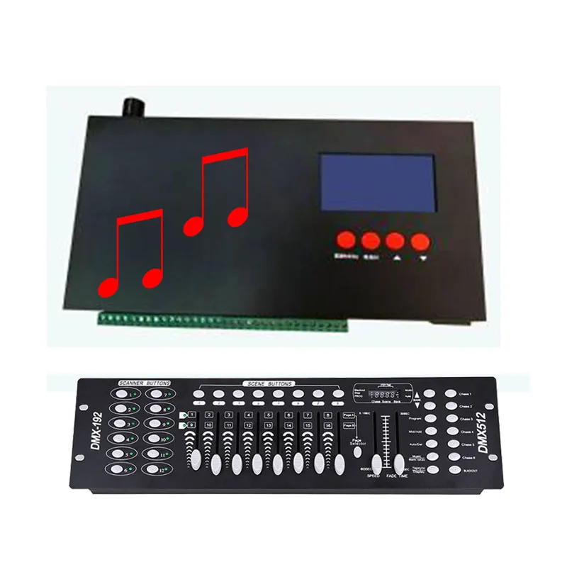 Музыкальный контроллер dmx консоль освещения программируемый интерфейс DMX512 светодиодный