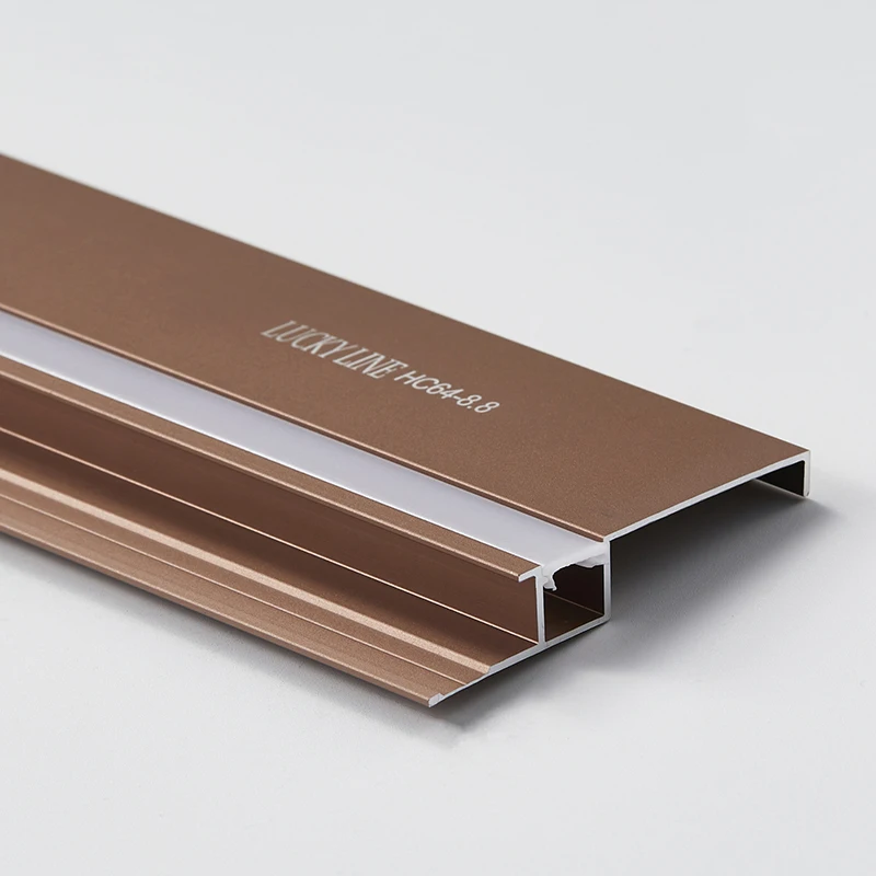 Factory direct Free sample offer extrusion skirting board 60 mm with Covering to wall molding