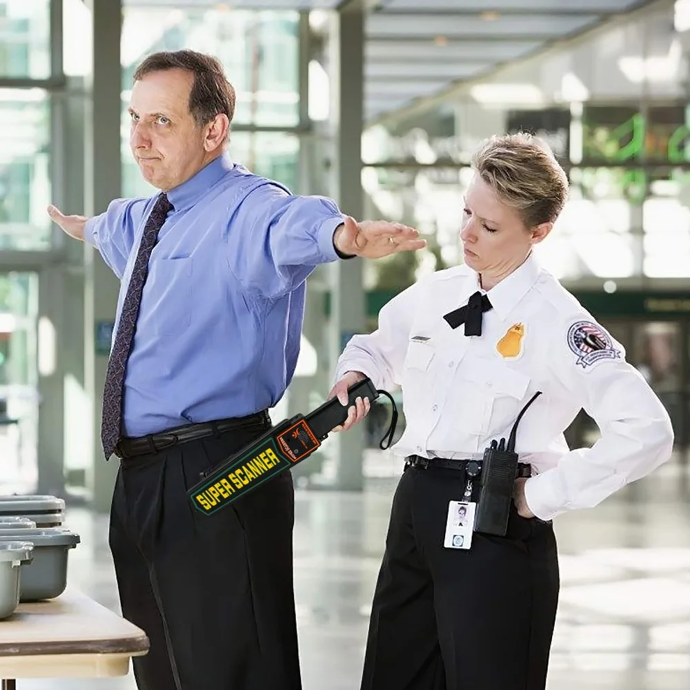 Portable Handheld Metal Detector Airport Subway Body Scanner Security Metal Finder Security Check For Large Events