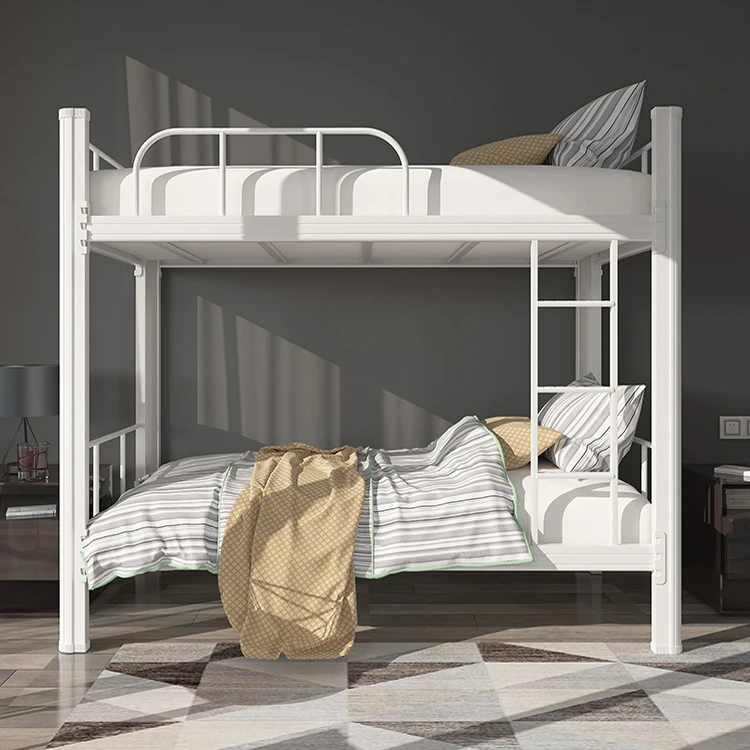 Cheap 2 layer bunk bed heavy duty metal bunk bed double deck bed metal bunk steel bett etagenbett letto a castello
