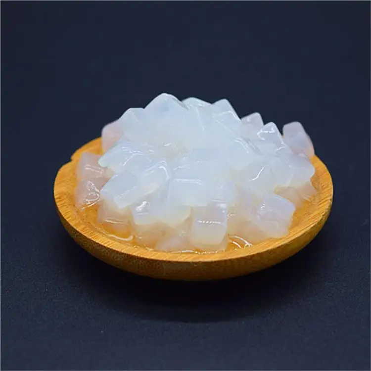 
Delicious coconut jelly cubes in hainan 
