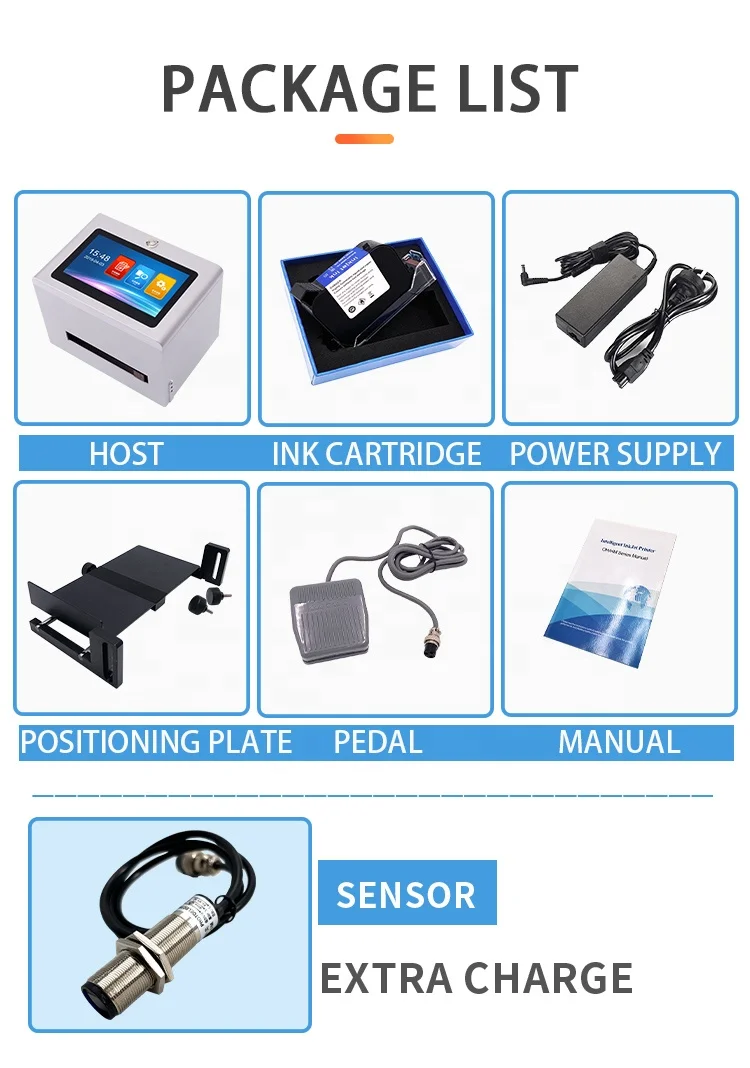 AOKID All in one  qr code handheld inkjet date code printer manual inkjet coding machine portable inkjet printer