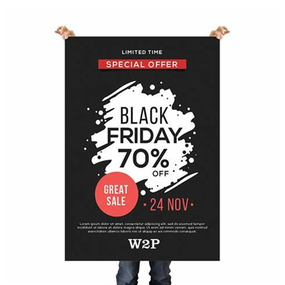 Digital Printing Poster Promotional Advertising Custom Any Size Poster for Business Events