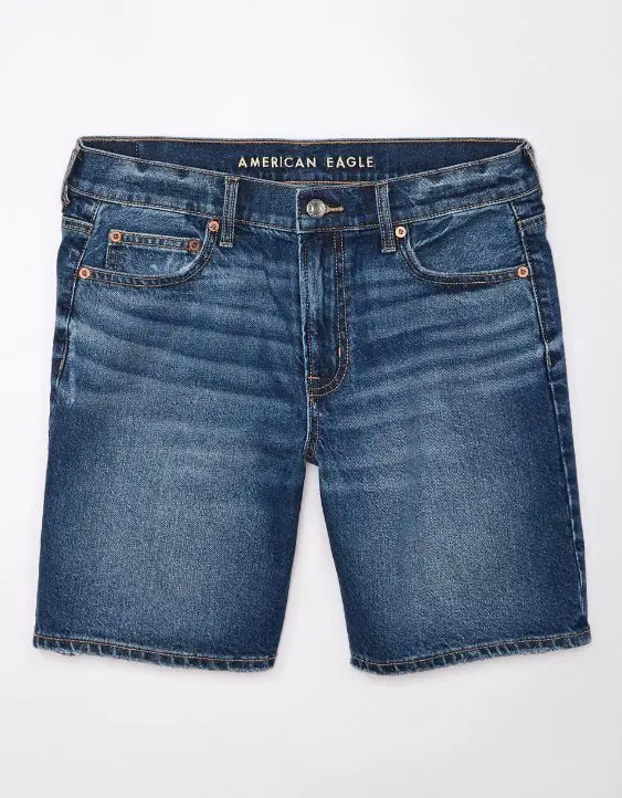 High-Rise 100% Cotton Perfect Denim Bermuda Shorts For Women Jorts 2024 Ladies Panties Trousers Custom Jeans Manufacturers